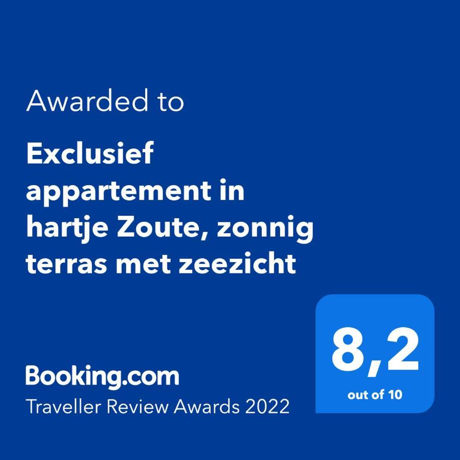 Exclusief Appartement In Hartje Zoute, Zonnig Terras Met Zeezicht Knokke-Heist Exteriér fotografie